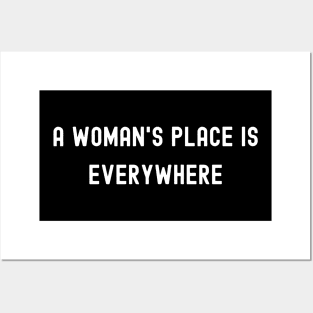 A Woman's Place Is Everywhere, International Women's Day Posters and Art